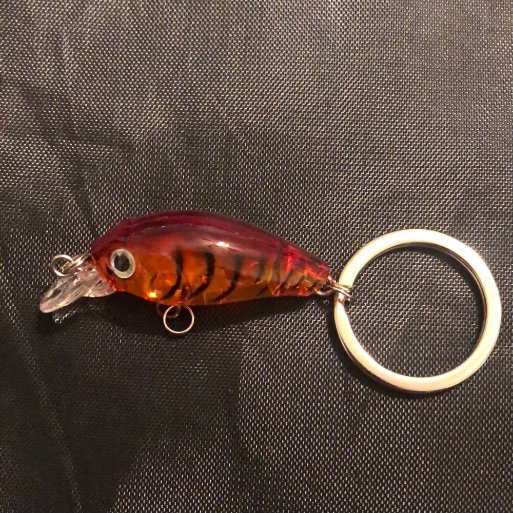 Small Fishing Lure Key Chain